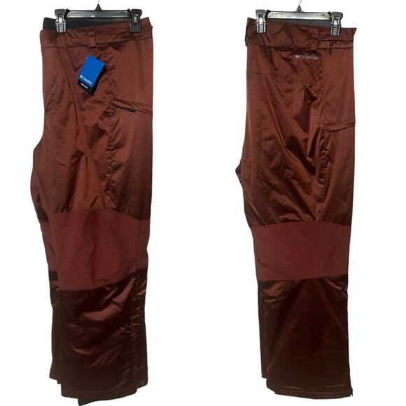 Columbia Kick Turner II Insulated Pants Root Maroon Red Womens Plus Size 3X NWT - Picture 2 of 11